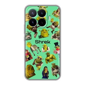 Силиконовый чехол на Xiaomi 17T Pro с принтом Шрек Shrek Силиконовый чехол на Xiaomi 17T Pro с принтом Шрек Shrek