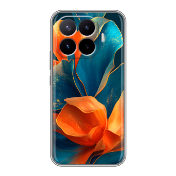 Силиконовый чехол на Xiaomi 17T Pro с принтом Цветы Силиконовый чехол на Xiaomi 17T Pro с принтом Цветы