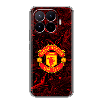 Силиконовый чехол на Xiaomi 17T Pro с принтом Manchester United Силиконовый чехол на Xiaomi 17T Pro с принтом Manchester United