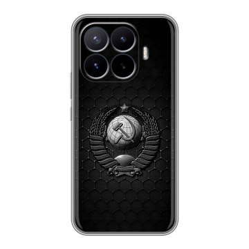 Силиконовый чехол на Xiaomi 17T Pro с принтом Герб Флаг СССР Силиконовый чехол на Xiaomi 17T Pro с принтом Герб Флаг СССР