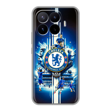 Силиконовый чехол на Xiaomi 17T Pro с принтом Chelsea Челси Силиконовый чехол на Xiaomi 17T Pro с принтом Chelsea Челси