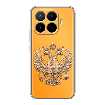 Силиконовый чехол на Xiaomi 17T Pro с принтом Герб Флаг России Силиконовый чехол на Xiaomi 17T Pro с принтом Герб Флаг России