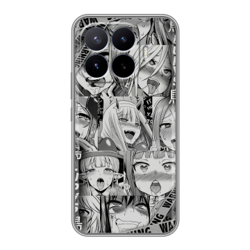 Силиконовый чехол на Xiaomi 17T Pro с принтом Ahegao Ахегао Аниме Силиконовый чехол на Xiaomi 17T Pro с принтом Ahegao Ахегао Аниме