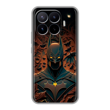Силиконовый чехол на Xiaomi 17T Pro с принтом Batman Бэтмен Силиконовый чехол на Xiaomi 17T Pro с принтом Batman Бэтмен