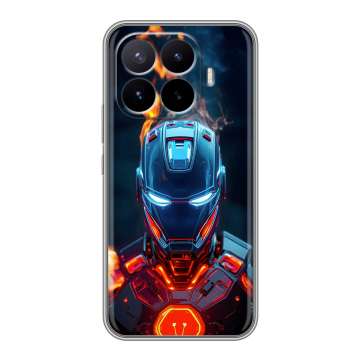 Силиконовый чехол на Xiaomi 17T Pro с принтом IronMan Железный человек Силиконовый чехол на Xiaomi 17T Pro с принтом IronMan Железный человек