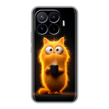 Силиконовый чехол на Xiaomi 17T Pro с принтом Смешной кот Силиконовый чехол на Xiaomi 17T Pro с принтом Смешной кот