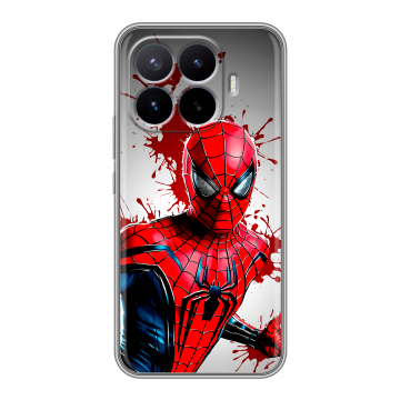 Силиконовый чехол на Xiaomi 17T Pro с принтом Spiderman Человек паук
