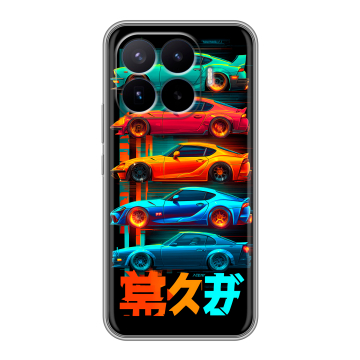 Силиконовый чехол на Xiaomi 17T Pro с принтом машины тачки Силиконовый чехол на Xiaomi 17T Pro с принтом машины тачки