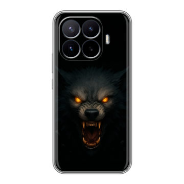 Силиконовый чехол на Xiaomi 17T Pro с принтом Волк Силиконовый чехол на Xiaomi 17T Pro с принтом Волк