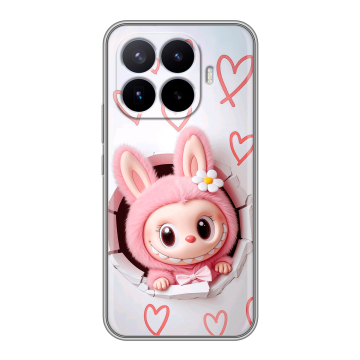 Силиконовый чехол на Xiaomi 17T Pro с принтом Labubu Лабубу Силиконовый чехол на Xiaomi 17T Pro с принтом Labubu Лабубу