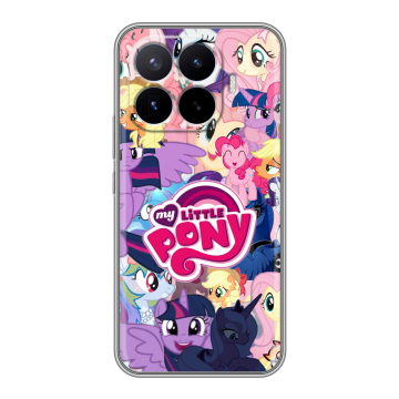 Силиконовый чехол на Xiaomi 17T Pro с принтом My little pony Дружба чудо Силиконовый чехол на Xiaomi 17T Pro с принтом My little pony Дружба чудо