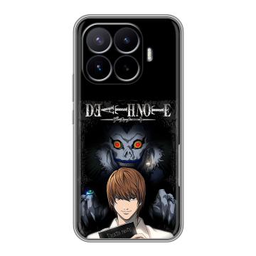Силиконовый чехол на Xiaomi 17T Pro с принтом Death note Тетрадь смерти Силиконовый чехол на Xiaomi 17T Pro с принтом Death note Тетрадь смерти
