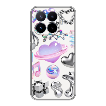 Силиконовый чехол на Xiaomi 17T Pro с принтом Y2K