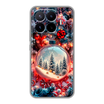 Силиконовый чехол на Xiaomi 17T Pro с принтом Новый год Силиконовый чехол на Xiaomi 17T Pro с принтом Новый год