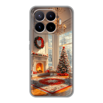 Силиконовый чехол на Xiaomi 17T Pro с принтом Новый год Силиконовый чехол на Xiaomi 17T Pro с принтом Новый год