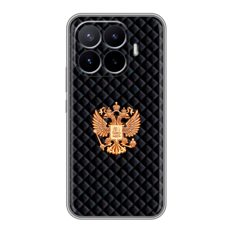 Силиконовый чехол на Xiaomi 17T Pro с принтом Герб России принт Силиконовый чехол на Xiaomi 17T Pro с принтом Герб России принт