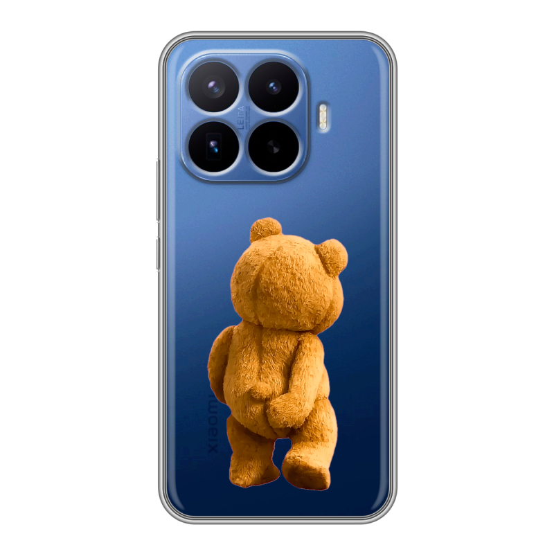Силиконовый чехол на Xiaomi 17T Pro с принтом Медведь Силиконовый чехол на Xiaomi 17T Pro с принтом Медведь