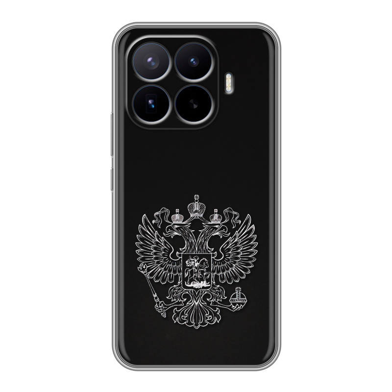 Силиконовый чехол на Xiaomi 17T Pro с принтом Герб России Силиконовый чехол на Xiaomi 17T Pro с принтом Герб России