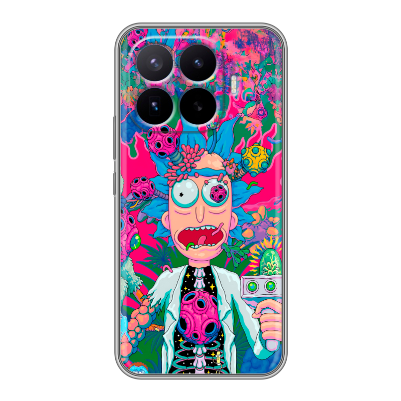 Силиконовый чехол на Xiaomi 17T Pro с принтом Рик и Морти Rick Morty Силиконовый чехол на Xiaomi 17T Pro с принтом Рик и Морти Rick Morty
