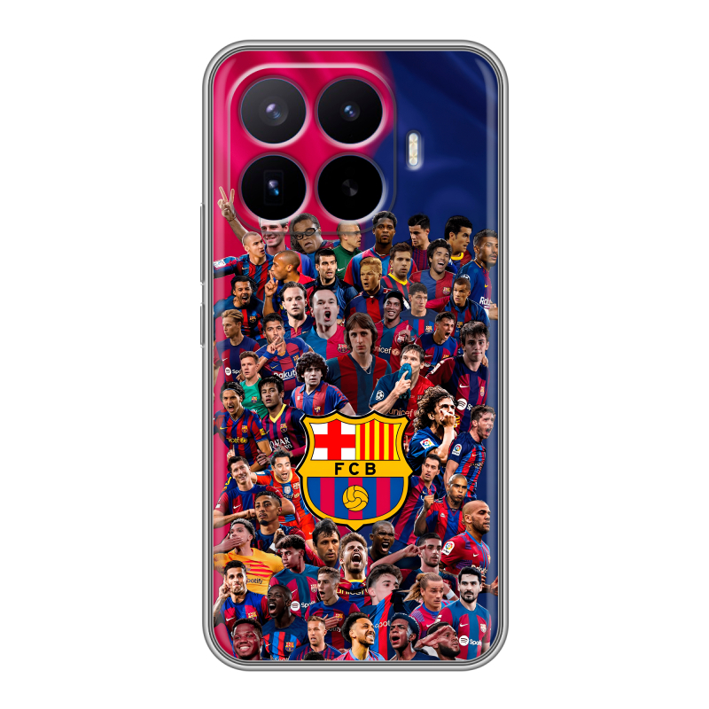 Силиконовый чехол на Xiaomi 17T Pro с принтом Барселона Barcelona Силиконовый чехол на Xiaomi 17T Pro с принтом Барселона Barcelona