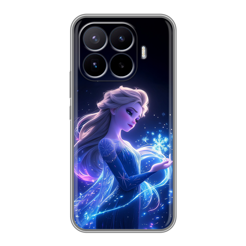 Силиконовый чехол на Xiaomi 17T Pro с принтом Холодное сердце Frozen Силиконовый чехол на Xiaomi 17T Pro с принтом Холодное сердце Frozen
