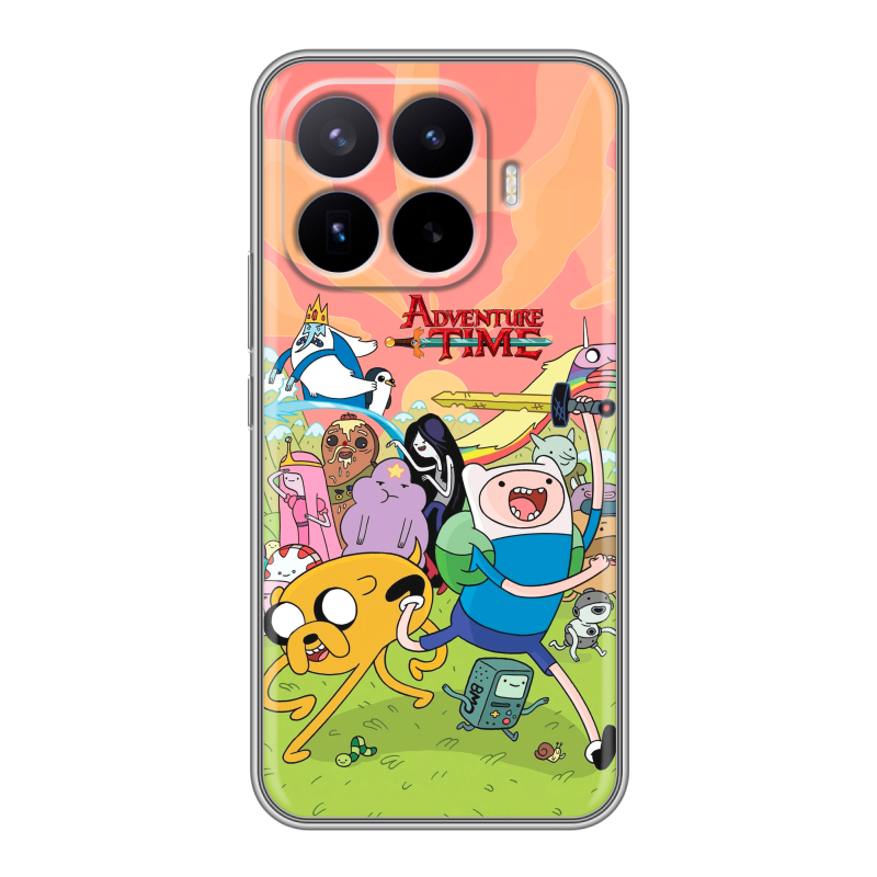 Силиконовый чехол на Xiaomi 17T Pro с принтом Adventure time Время приключений Силиконовый чехол на Xiaomi 17T Pro с принтом Adventure time Время приключений