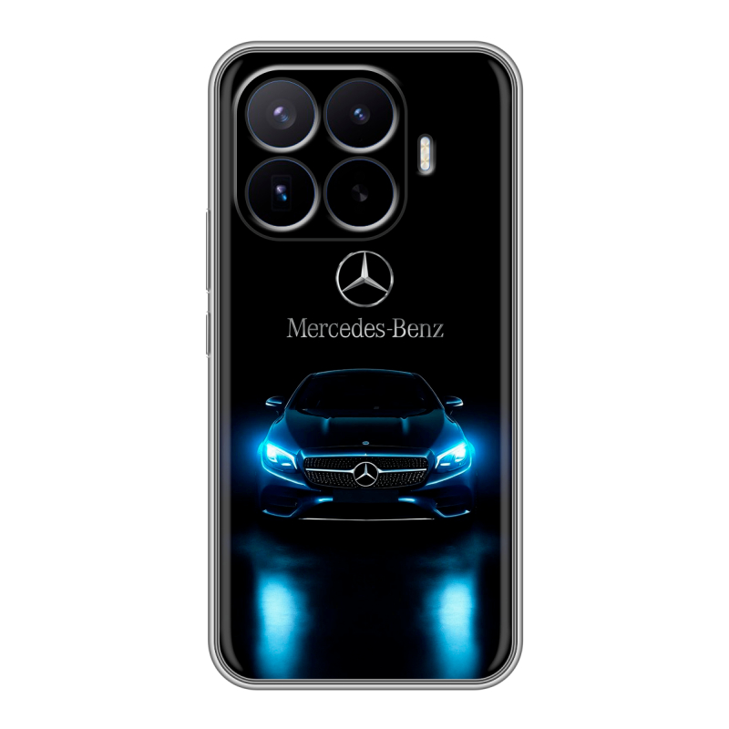 Силиконовый чехол на Xiaomi 17T Pro с принтом Mercedes Мерседес Силиконовый чехол на Xiaomi 17T Pro с принтом Mercedes Мерседес