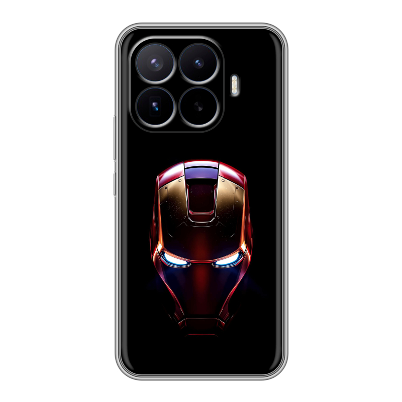 Силиконовый чехол на Xiaomi 17T Pro с принтом IronMan Железный человек Силиконовый чехол на Xiaomi 17T Pro с принтом IronMan Железный человек