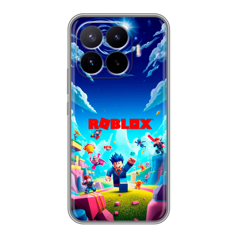 Силиконовый чехол на Xiaomi 17T Pro с принтом Roblox Роблокс Силиконовый чехол на Xiaomi 17T Pro с принтом Roblox Роблокс