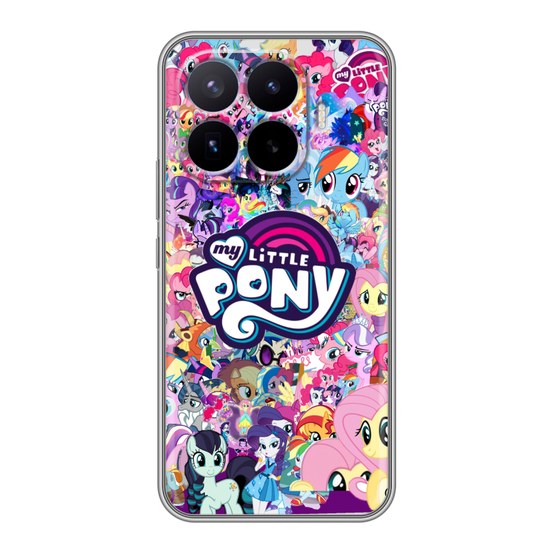 Силиконовый чехол на Xiaomi 17T Pro с принтом My little pony Дружба чудо Силиконовый чехол на Xiaomi 17T Pro с принтом My little pony Дружба чудо