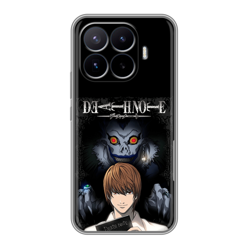 Силиконовый чехол на Xiaomi 17T Pro с принтом Death note Тетрадь смерти Силиконовый чехол на Xiaomi 17T Pro с принтом Death note Тетрадь смерти