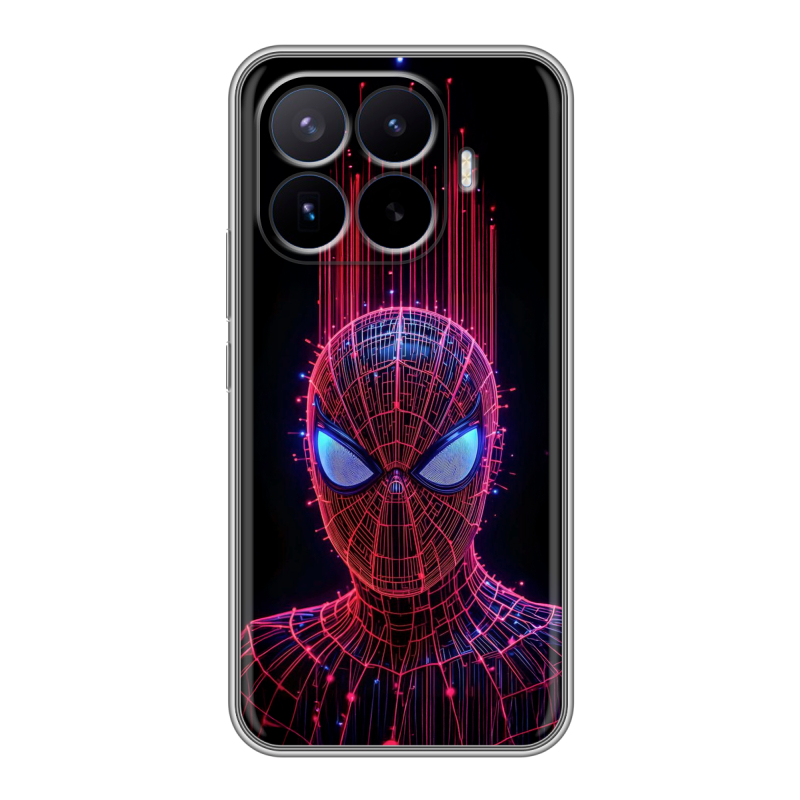 Силиконовый чехол на Xiaomi 17T Pro с принтом Spiderman Человек паук Силиконовый чехол на Xiaomi 17T Pro с принтом Spiderman Человек паук