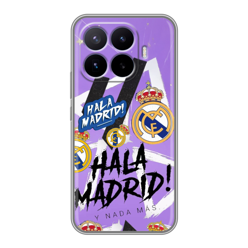 Силиконовый чехол на Xiaomi 17T Pro с принтом Real Madrid Реал Мадрид Силиконовый чехол на Xiaomi 17T Pro с принтом Real Madrid Реал Мадрид