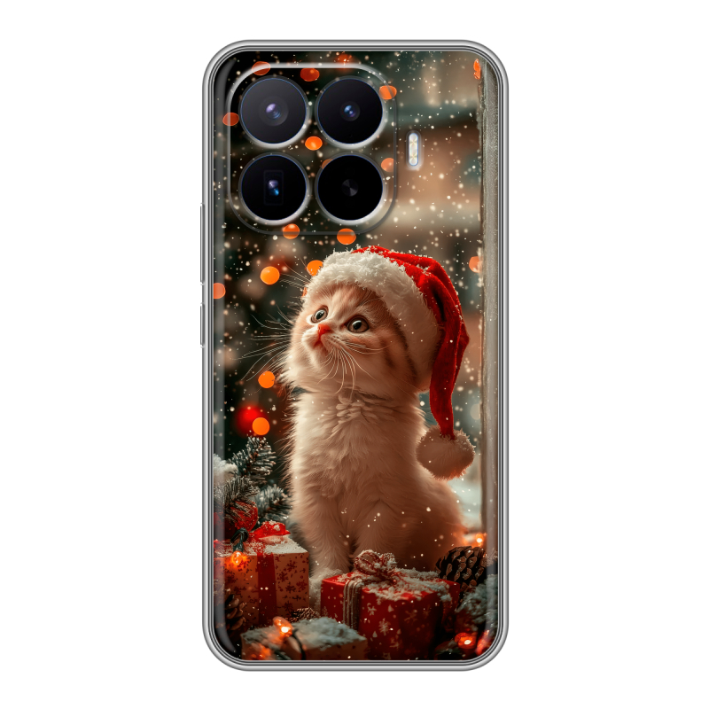 Силиконовый чехол на Xiaomi 17T Pro с принтом Новый год Силиконовый чехол на Xiaomi 17T Pro с принтом Новый год