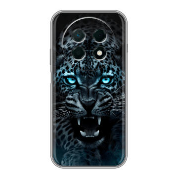 Силиконовый чехол на Huawei Nova 15 Max с принтом Темный леопард Силиконовый чехол на Huawei Nova 15 Max с принтом Темный леопард