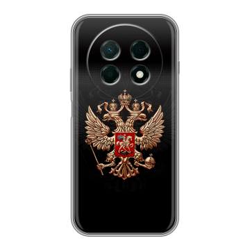 Силиконовый чехол на Huawei Nova 15 Max с принтом Герб России