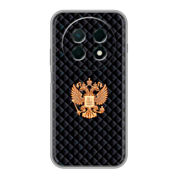 Силиконовый чехол на Huawei Nova 15 Max с принтом Герб России принт