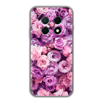 Силиконовый чехол на Huawei Nova 15 Max с принтом лавандовые розы