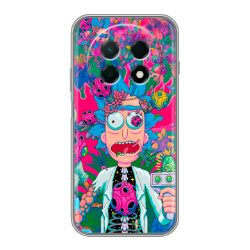 Силиконовый чехол на Huawei Nova 15 Max с принтом Рик и Морти Rick Morty