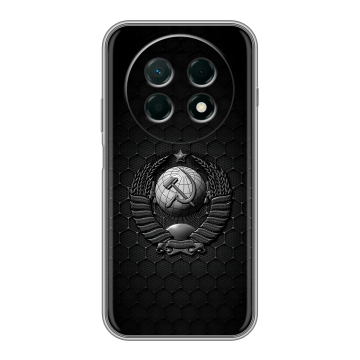 Силиконовый чехол на Huawei Nova 15 Max с принтом Герб Флаг СССР