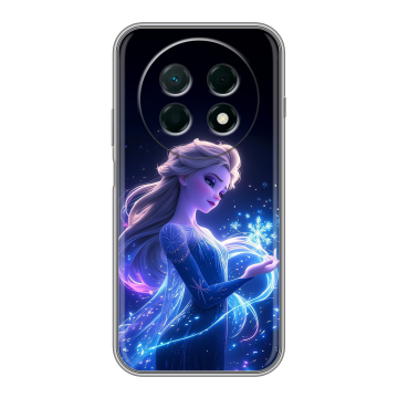 Силиконовый чехол на Huawei Nova 15 Max с принтом Холодное сердце Frozen