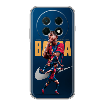 Силиконовый чехол на Huawei Nova 15 Max с принтом Барселона Barca Yamal 