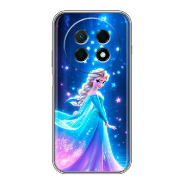 Силиконовый чехол на Huawei Nova 15 Max с принтом Холодное сердце Frozen
