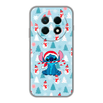 Силиконовый чехол на Huawei Nova 15 Max с принтом Стич Новый год Силиконовый чехол на Huawei Nova 15 Max с принтом Стич Новый год