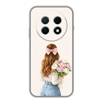 Силиконовый чехол на Huawei Nova 15 Max с принтом женский