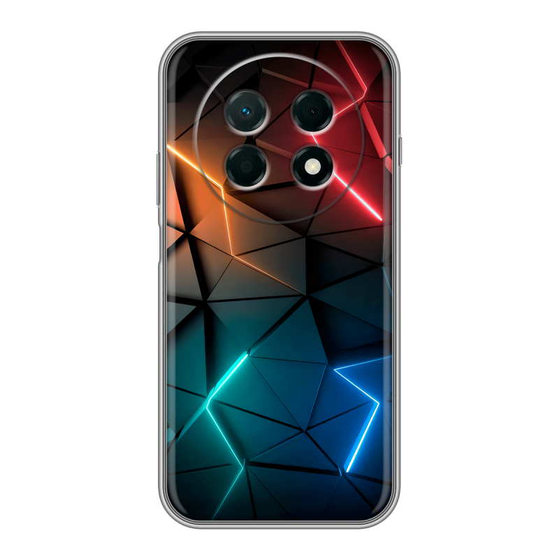 Силиконовый чехол на Huawei Nova 15 Max с принтом Абстракция неон Силиконовый чехол на Huawei Nova 15 Max с принтом Абстракция неон