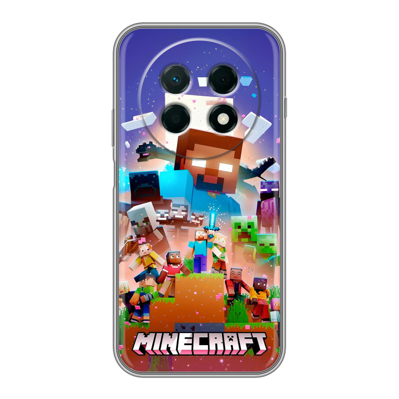 Силиконовый чехол на Huawei Nova 15 Max с принтом Майнкрафт Minecraft Силиконовый чехол на Huawei Nova 15 Max с принтом Майнкрафт Minecraft