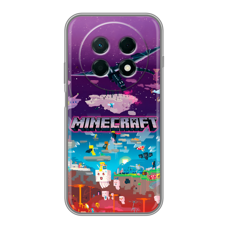 Силиконовый чехол на Huawei Nova 15 Max с принтом Майнкрафт Minecraft Силиконовый чехол на Huawei Nova 15 Max с принтом Майнкрафт Minecraft