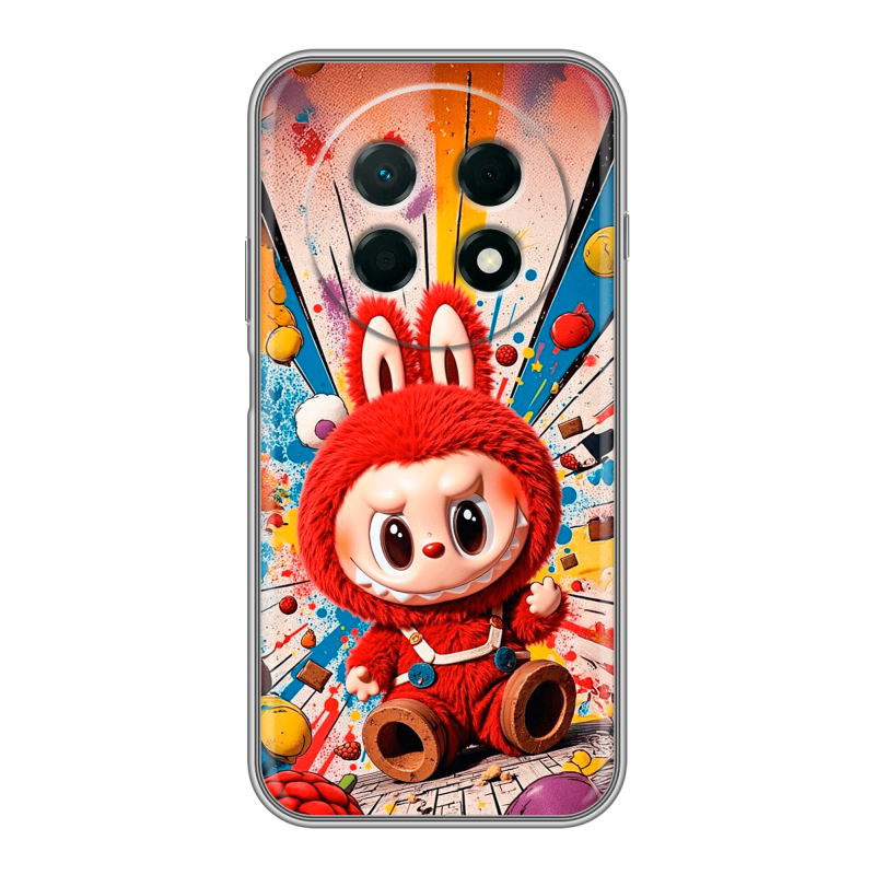 Силиконовый чехол на Huawei Nova 15 Max с принтом Labubu Лабубу Силиконовый чехол на Huawei Nova 15 Max с принтом Labubu Лабубу