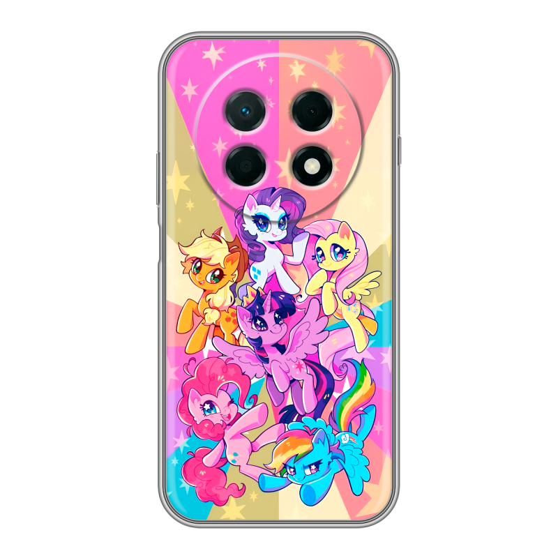 Силиконовый чехол на Huawei Nova 15 Max с принтом My little pony Дружба чудо Силиконовый чехол на Huawei Nova 15 Max с принтом My little pony Дружба чудо